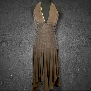 BCBGMaxAzria Asymmetrical Ruched dress M